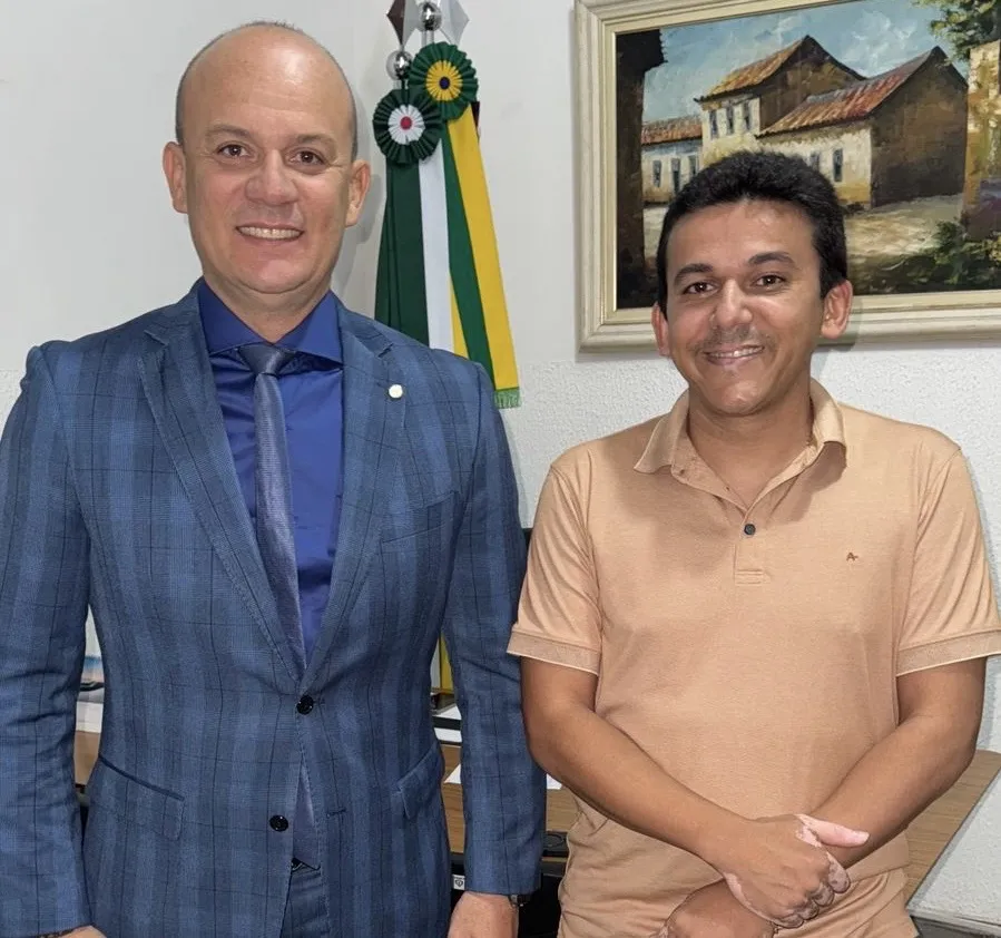Prefeito de Santa Rita, Jackson Alvino, recebe deputado federal Cabo Gilberto e garante recursos para a segurança pública